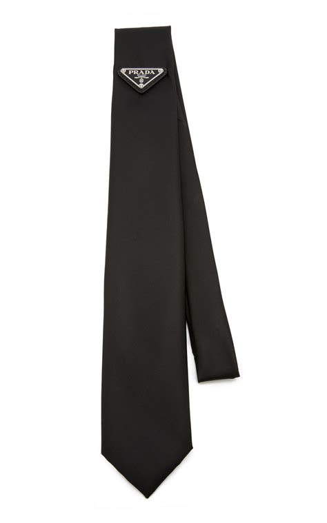 mens prada tie|Prada re nylon gabardine tie.